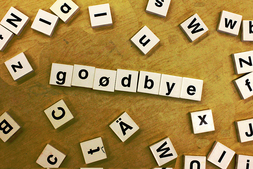 The Not-So-Long Good-bye
